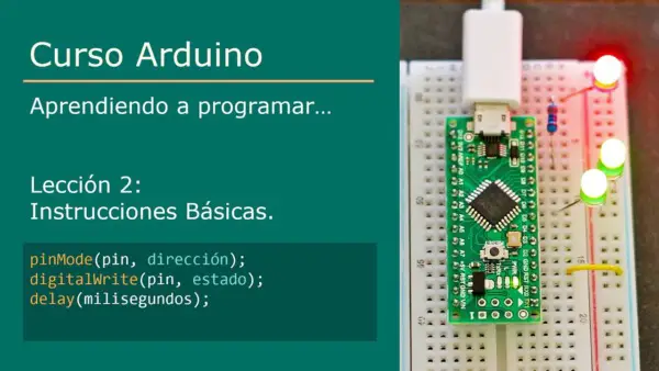 Lección 2 del curso para principiantes de Arduino: introducción a Arduino, parte 2